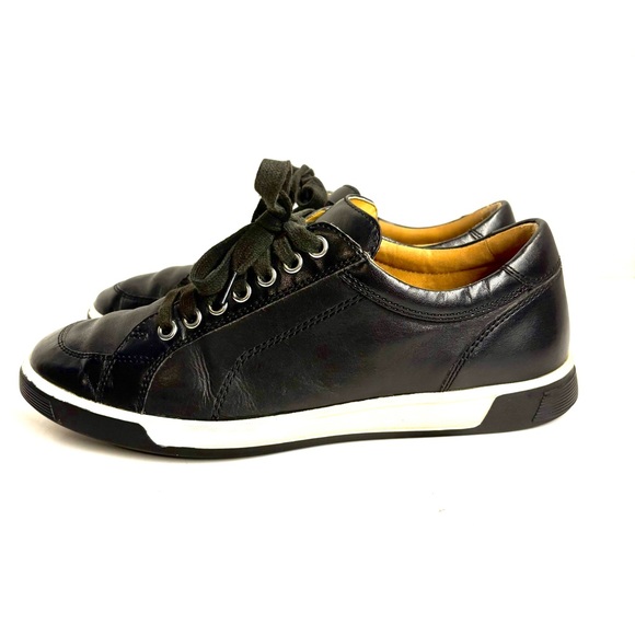 Cole Haan Black Leather Air Quincy Casual Shoe Lace Up Sport Sneakers Mens 7.5 - Picture 6 of 11